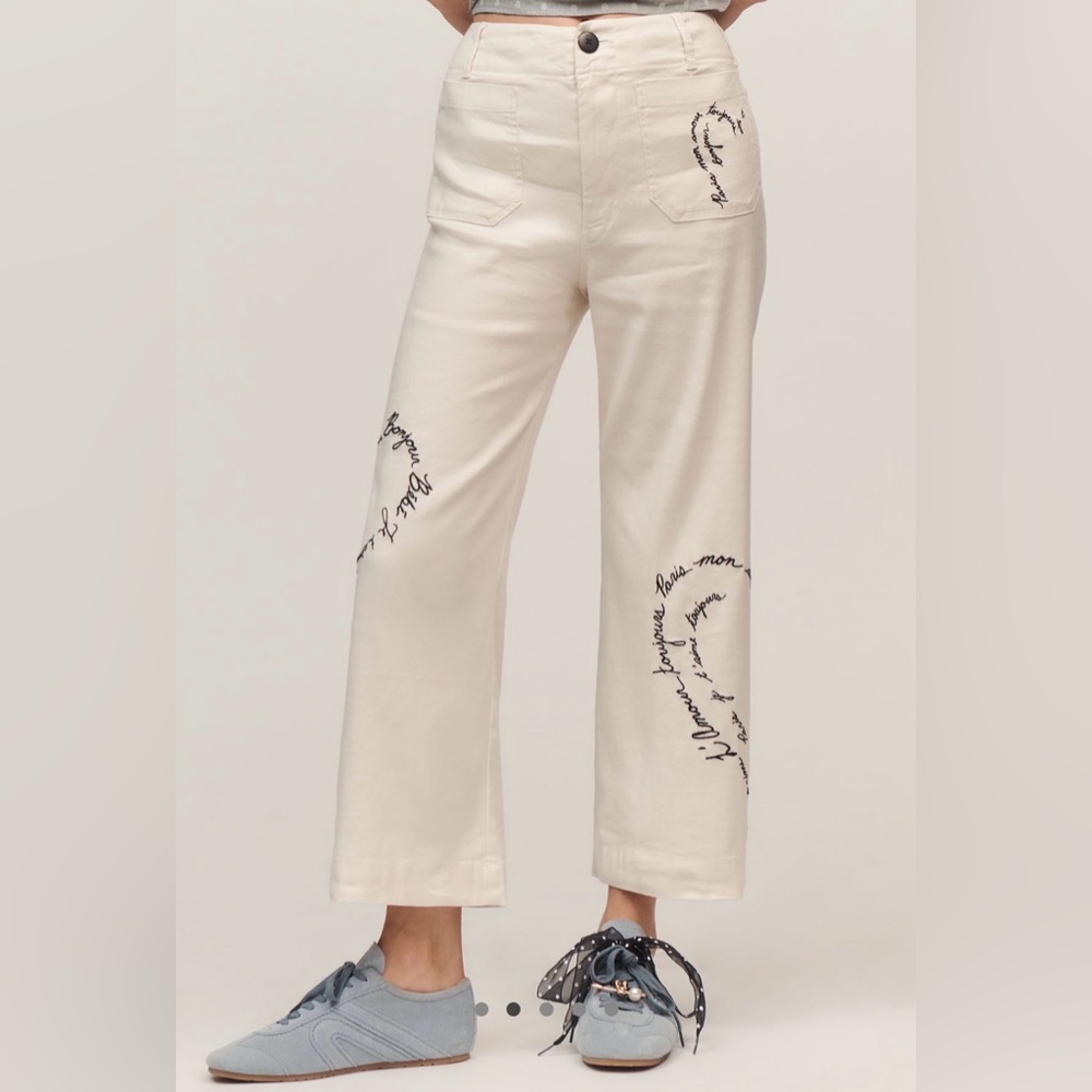 NWT Anthropologie Maeve Colette - Linen Love notes